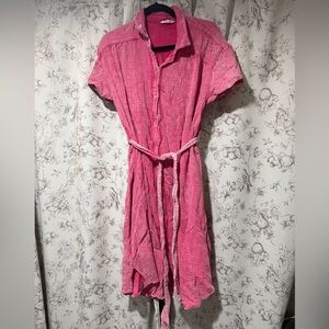 Peach Love Boutique Pink Gauze Dress